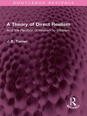 cover image of A Theory of Direct Realism